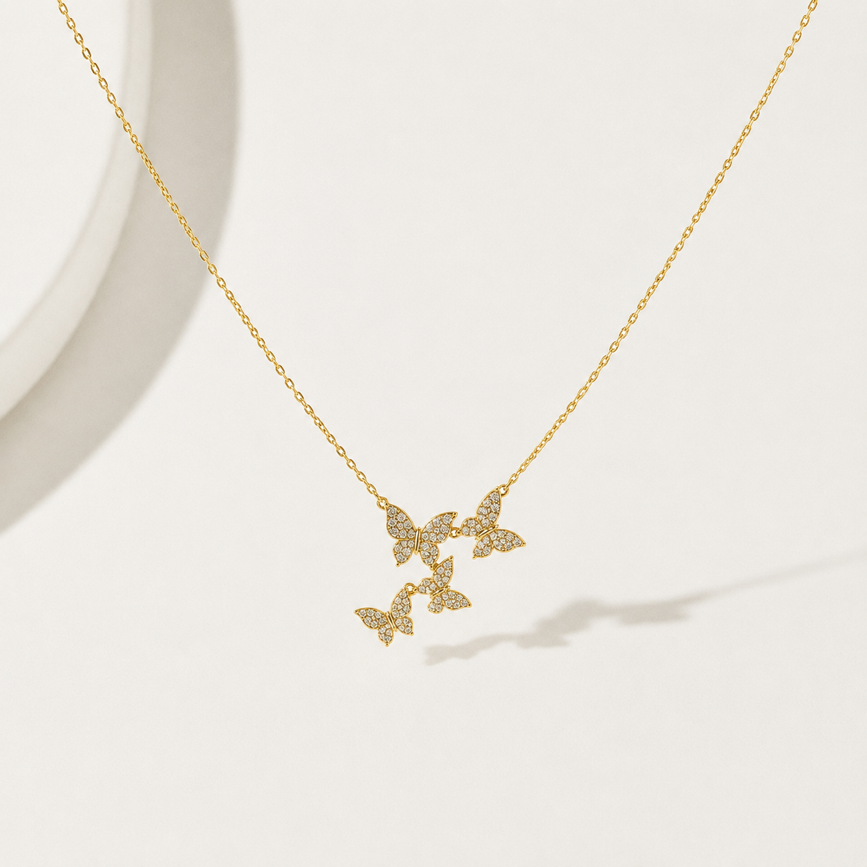 Aurelia Dancing Butterflies Necklace